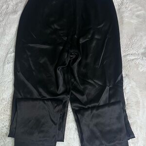 Michelle Mason black silk pants